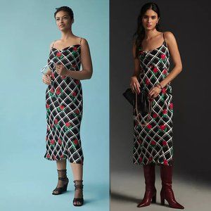 ANTHROPOLOGIE the ELYSE SLIP DRESS size M new with tag nwt